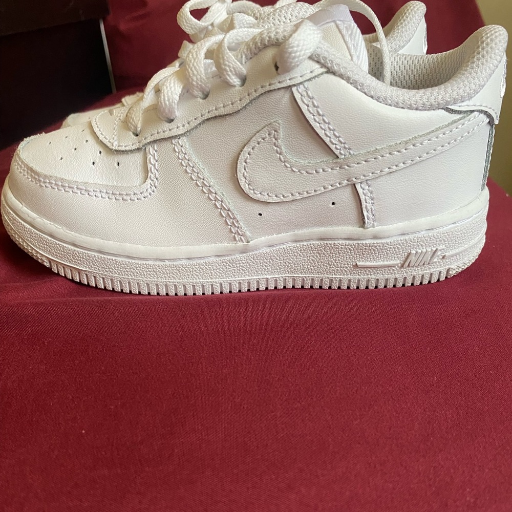 Nike Air force 1-All white 9c toddler